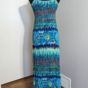 Spense petite, LG, Maxi dress, colorful